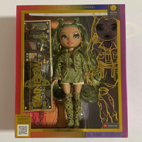 Rainbow High Fashion Olivia Woods Doll with Accessories-New - Picture 5 of 9